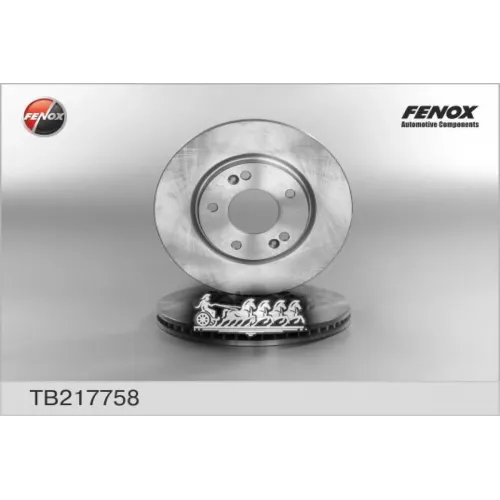 Диск Тормозной Hyundai Santa Fe (Sm) 01-/Trajet 00- Передний D 276Мм. FENOX 