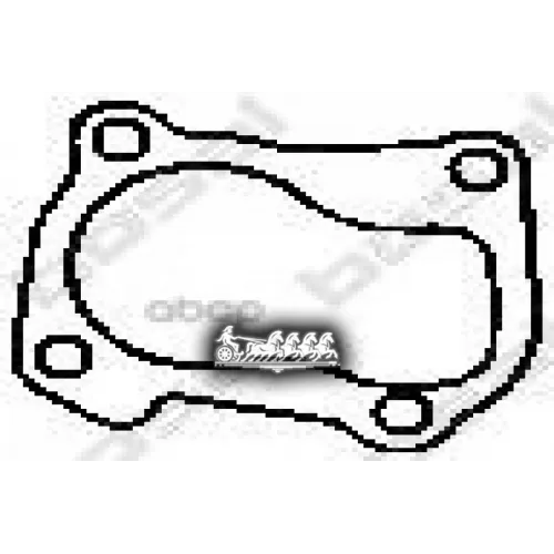 Прокладка Глушителя (Audi A4 96-00 ) Bosal 