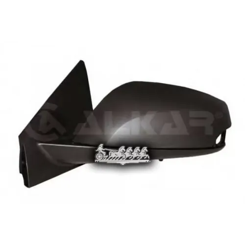 Зеркало Заднего Вида Renault Megane 08- Электрич.асферич.подогрев.грунт.лев. ALKAR 
