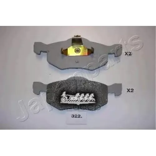 Колодки Тормозные Дисковые Japanparts PA-322AF
