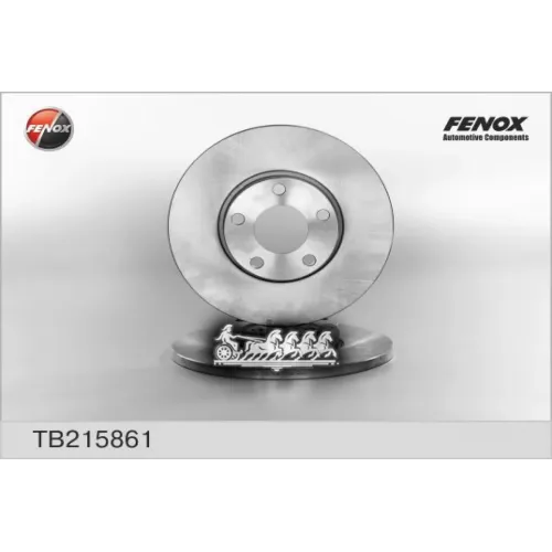 Диск Тормозной Audi A100 90>95/A4 95>00/A6 94>97 Передний Не Вент. FENOX 