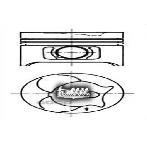 Поршень Dm.89.00x2.5x2.0x3.0 +0.50 Цена За 1 Шт KOLBENSCHMIDT 