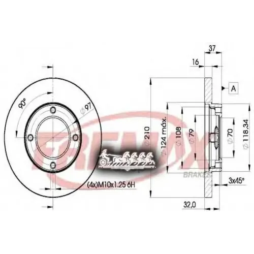 Тормозной Диск FREMAX 