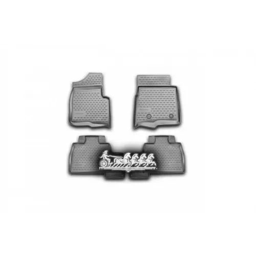 Коврики В Салон Ford F-150 Super Crew 2009-20144 Шт. (Полиуретан) Autofamily 