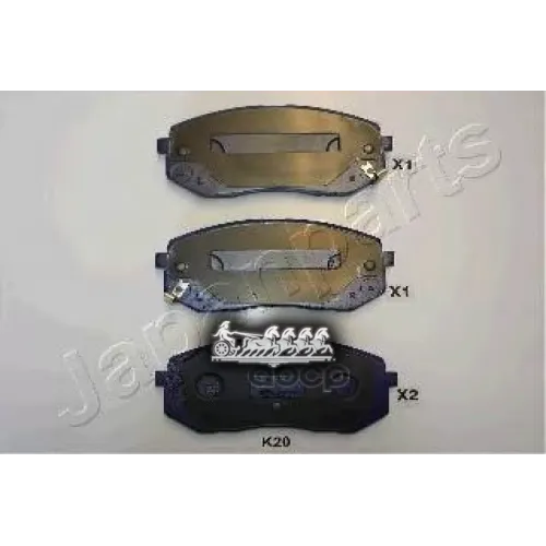 Колодки Тормозные Дисковые Japanparts PA-K20AF