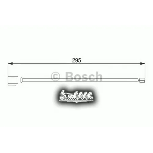 Датчик Износа Торм. Колодок Porsche Cayenne/Panamera Bosch 