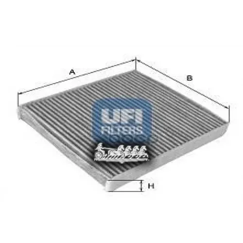 Фильтр Салона Vag Golf 4/Octavia -04/-10 (Уголь) UFI 