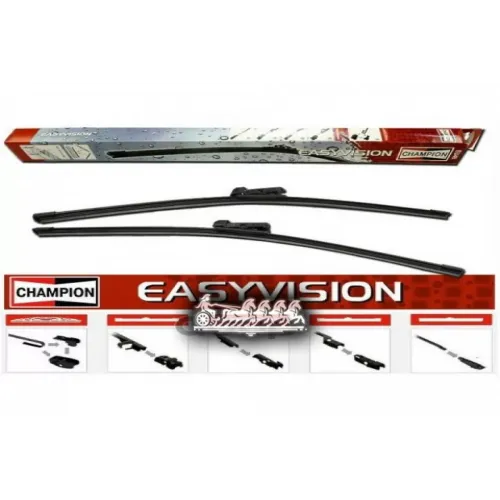 Щетка С.о. 380Мм Easyvision Бескаркас. (5 Адаптеров) Champion 