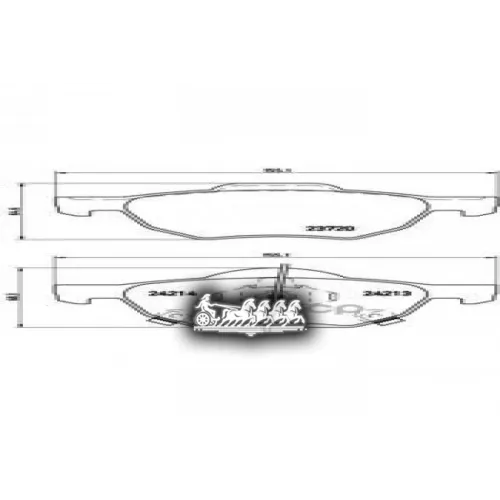 Колодки Тормозные Дисковые Перед Brembo 