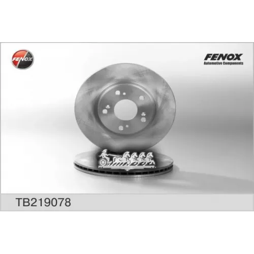 Диск Тормозной Honda Civic 01-06/Cr-V 2.0 02-06/Stream 15 01- Передний Вент. FENOX 