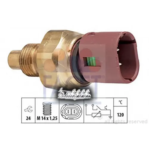 Датчик Температуры Охлаждающей Жидкости Facet 7.3522