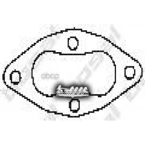 Прокладка Приемной Трубы (Peug 306 01-02 ) Bosal 