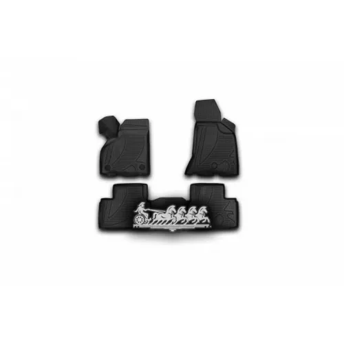 Коврики 3D В Салон Lada Priora2010->4 Шт. (Полиуретан) Autofamily 