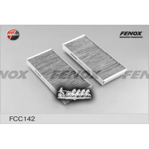 Фильтр Салона Ssangyong Actyon/Kyron 05- (Упак.2шт.) Угольный FENOX 
