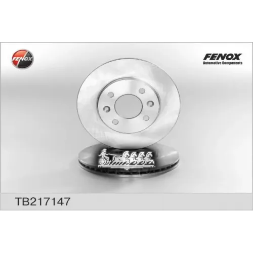 Диск Тормозной Renault Clio/Kangoo/Megane 91- Перед. FENOX 