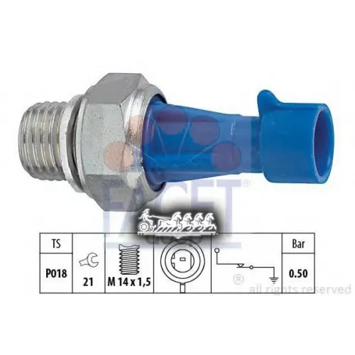Датчик Давления Масла Facet 7.0143