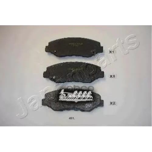 Колодки Тормозные Дисковые Japanparts PA-401AF