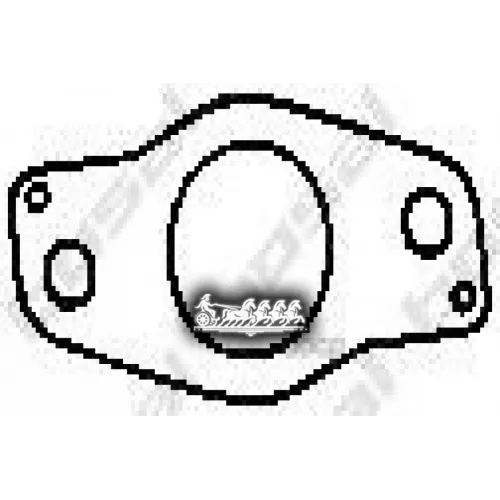 Прокладка Глушителя (Mazd 323 91-94 ) Bosal 