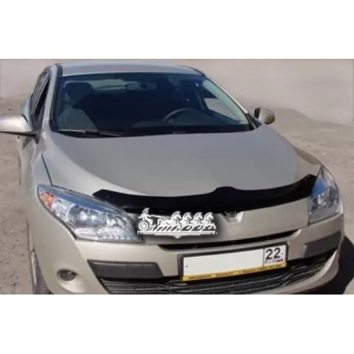 Дефлектор Капота Темный Renault Megane 3Hb 5D 2008-2014 Autofamily 