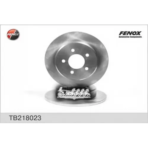 Диск Тормозной Chrysler Voyager/Dodge Caravan/Jeep Cherokee Задний D 290Мм. FENOX 