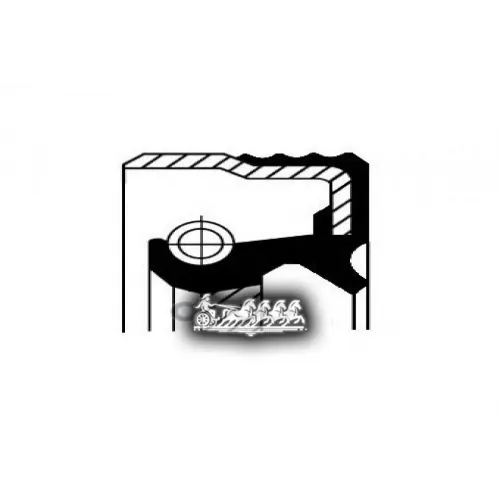 Сальник Mb (105Х130х12) Коленвала Перед Corteco 