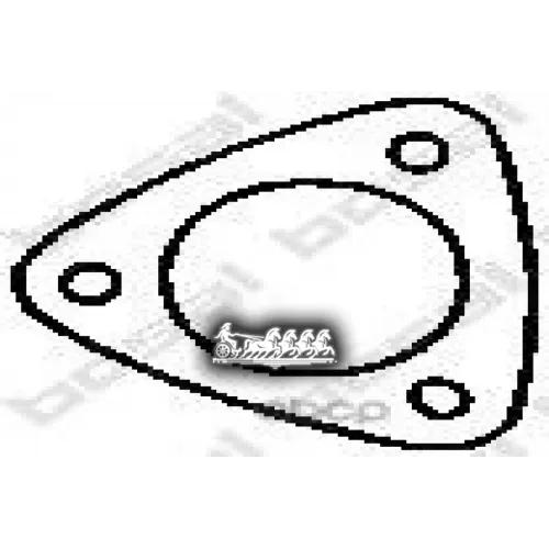 Прокладка Передн.части Трубы Глушителя (Opel Astra H 04- ) Bosal 