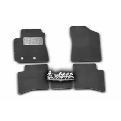 Коврики В Салон Vw Touareg 2002-2010Внедорожник 5 Шт. (Текстиль) Autofamily 