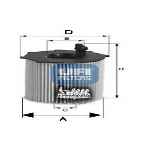 Фильтр Масляный Vag/Porsche Q7/Touareg/Cayenne 11- 3.0D UFI 