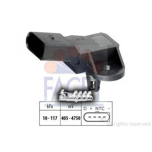 Датчик Давления Воздуха Facet 10.3090