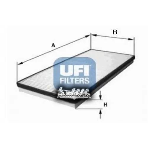 Фильтр Салона Mb W210/220 95- 2.0/2.2D (Упак.2шт.) UFI 