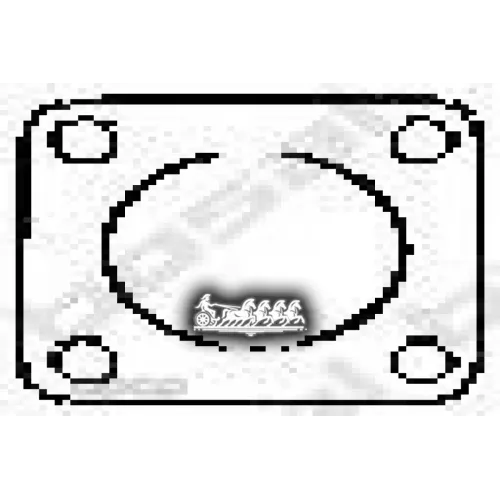 Прокладка Глушителя (Rena Jeep Cher 87-91 ) Bosal 