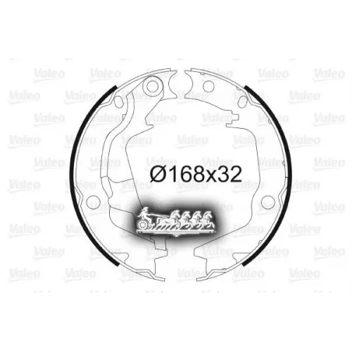 Колодки Тормозные, Задние Valeo 