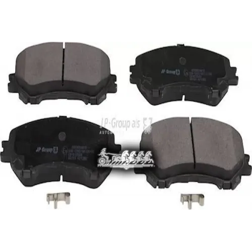 Комплект Тормозных Колодок, Дисковый Тормоз JP Group 