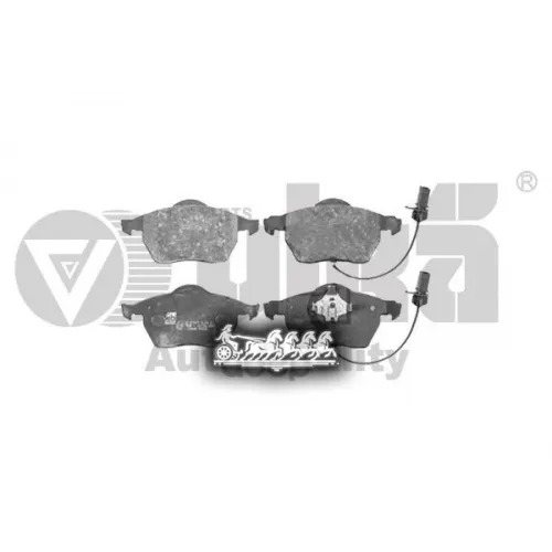 Тормозные Колодки Дисковые Vag Passat -02 Перед. Vika 