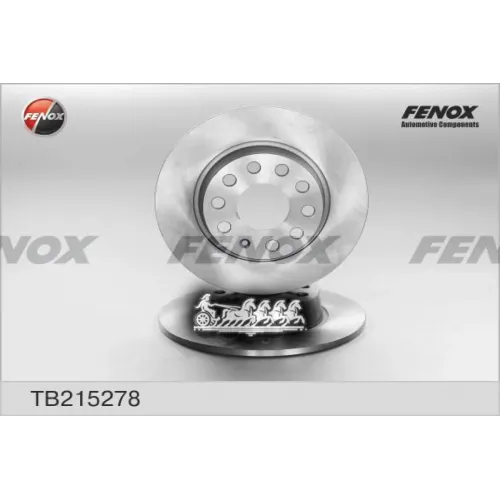 Диск Тормозной Audi A3/Skoda Octavia/Yeti/Vw Golf Vi/Jetta Задний D 272Мм. FENOX 