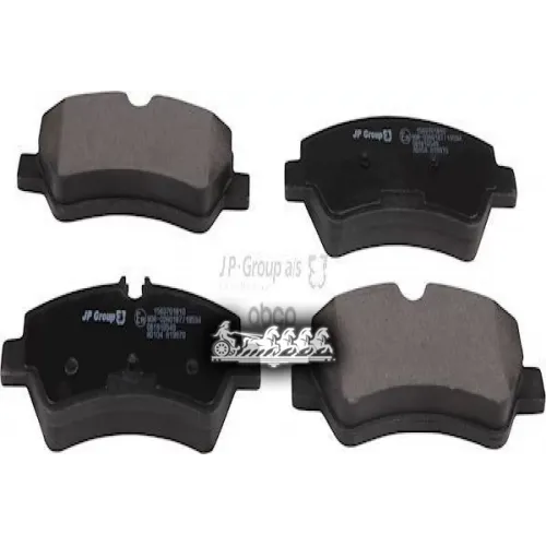 Комплект Тормозных Колодок, Дисковый Тормоз JP Group 
