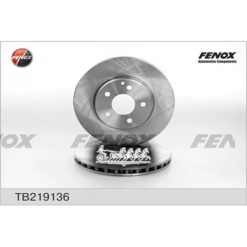 Диск Тормозной Mercedes W211 200-320 Передний D 295Мм. FENOX 