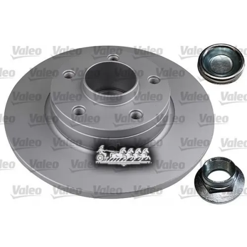 Торм. Диск X1 With Brg Ren Trafic Ii Зад. Valeo 