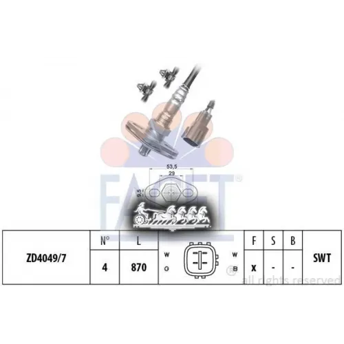 Датчик Кислорода Facet 10.8306