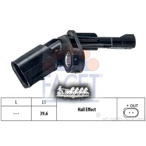 Датчик Частоты Вращения Колеса Facet 21.0009