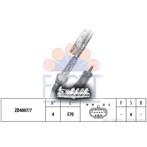 Датчик Кислорода Facet 10.8253