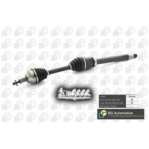 Шрус Ford/Volvo C-Max/Focus/Focus C-Max/C30/C70/S40/V50 03- Bga 