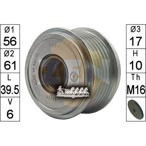 Шкив Генератора Vag 1.8Tfsi/2.0Tfsi/Tsi Era 