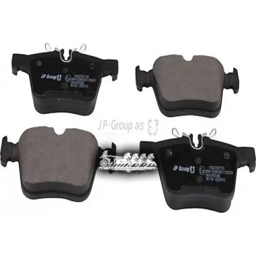 Колодки Тормозные Задние Дисковые К-Кт JP Group 