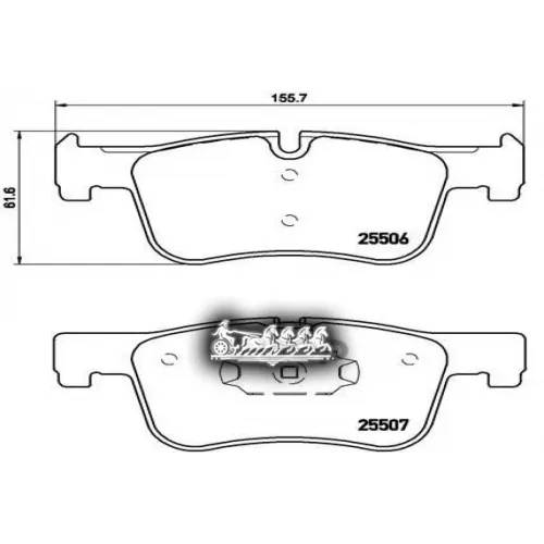 Колодки Тормозные Дисковые Xtra Перед Brembo 