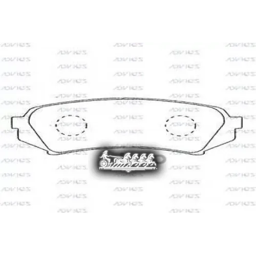 Тормозные Колодки Дисковые Toyota/Lexus Land Cruiser 100/Lx470 ADVICS 