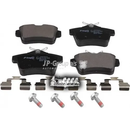 Комплект Тормозных Колодок, Дисковый Тормоз JP Group 