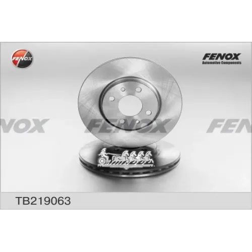 Диск Тормозной Fiat Doblo 01- Перед. FENOX 