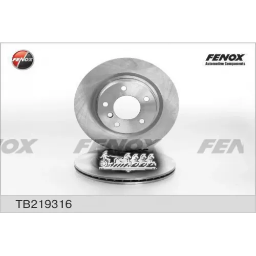 Диск Тормозной Bmw 1 E81/E87/3 E90/91 1.6-3.0 05- Задний Вент. D 300Мм. FENOX 