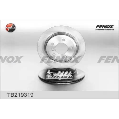 Диск Тормозной Bmw E81/E87/E90/E91/E84 X1 Задний Вент.d 300Мм. FENOX 